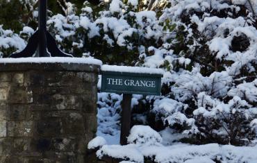 The Grange in the snow